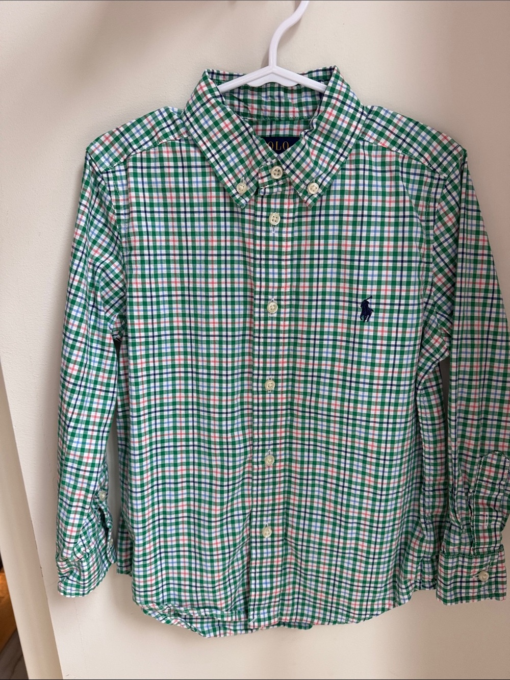 Ralph Lauren Boys Gingham Button down